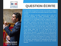 Question écrite - Julien Aubert